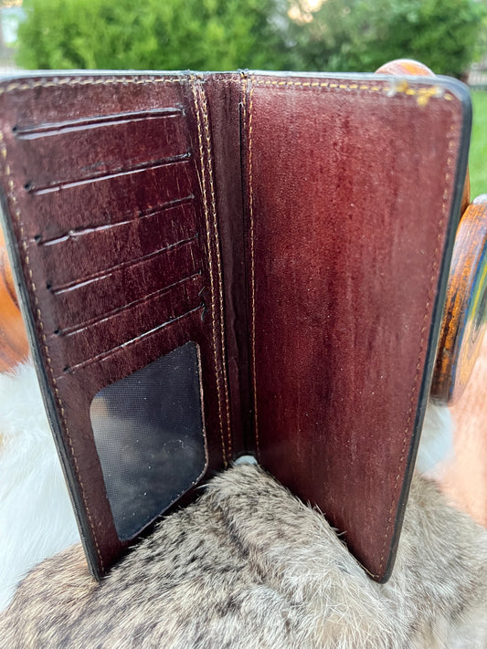 Brown Tooled wallet