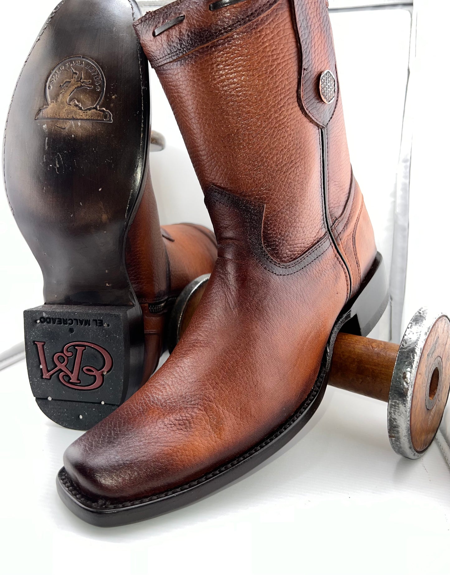 Dylan fine square toe boots