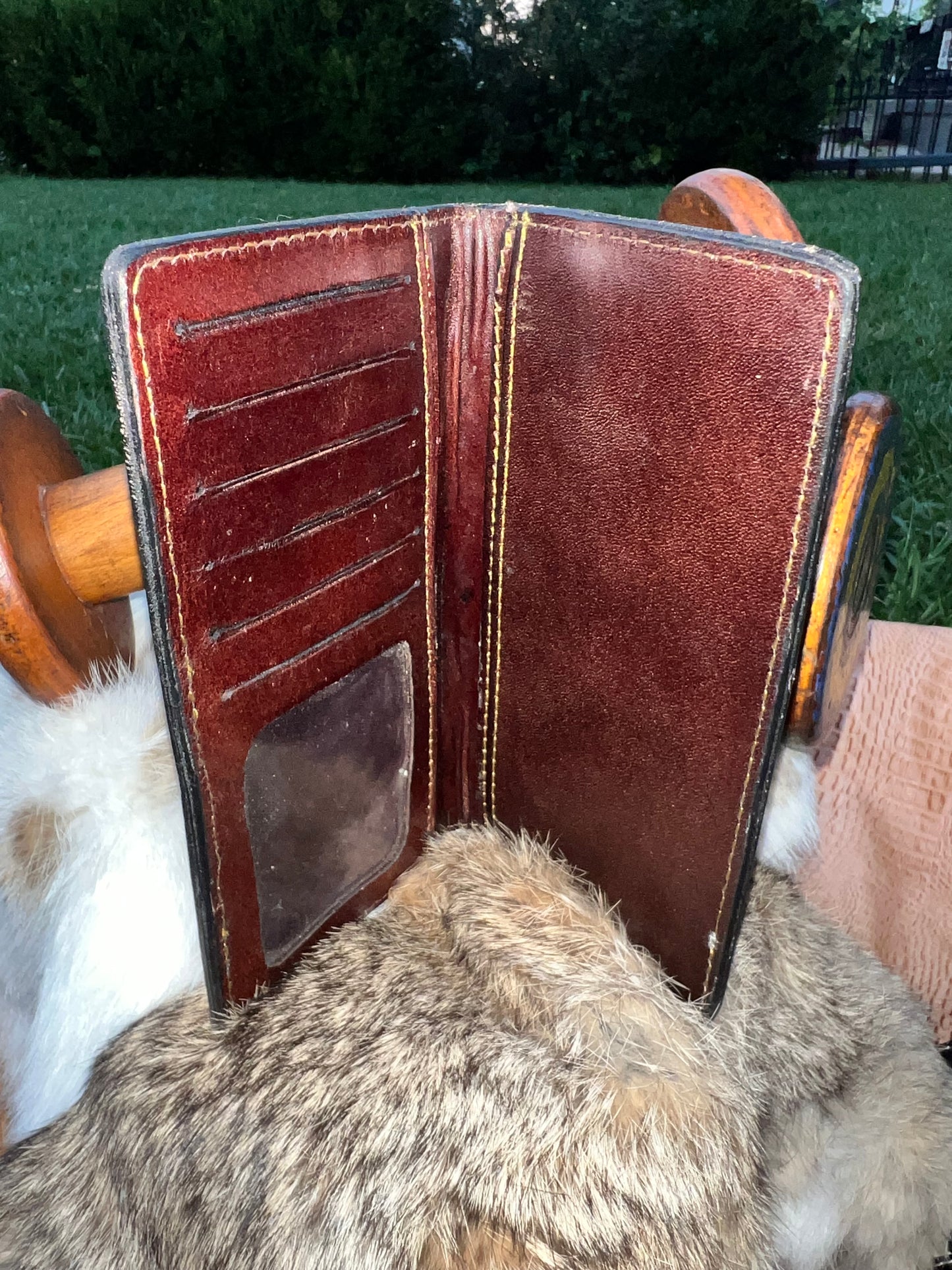 TOOLED LEATHER WALLET