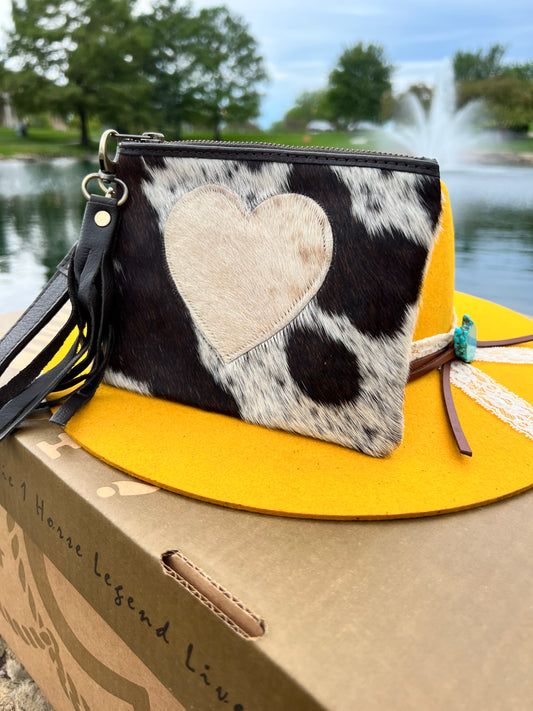 Heart wristlet